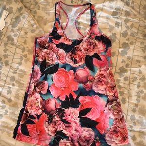 Lululemon Cool Racerback Tank in Secret Garden